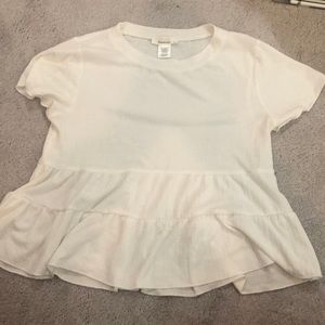 Ruffley white shirt size small